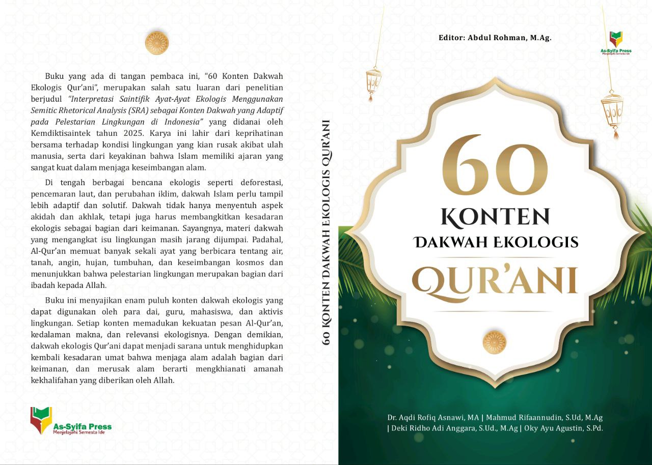 60 Konten Dakwah Ekologis Qur'ani